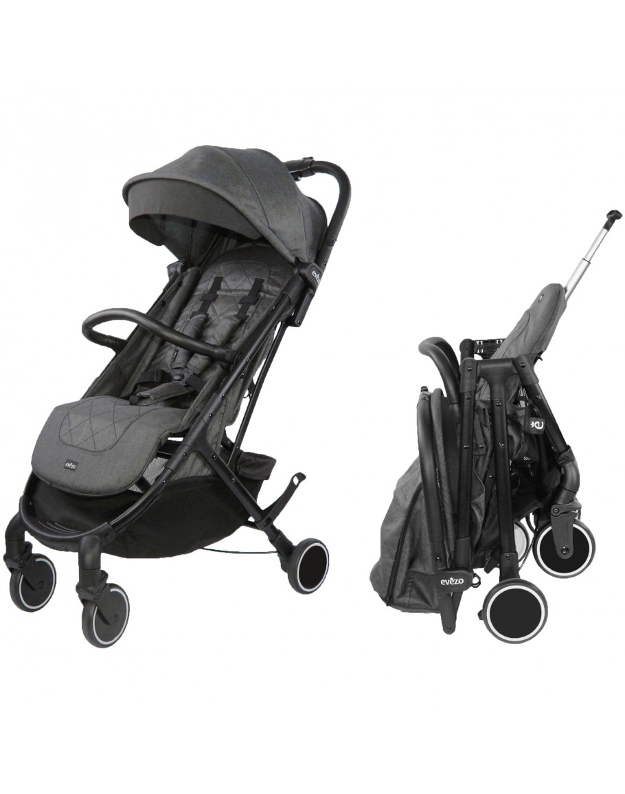 evezo lightweight adjustable baby stroller
