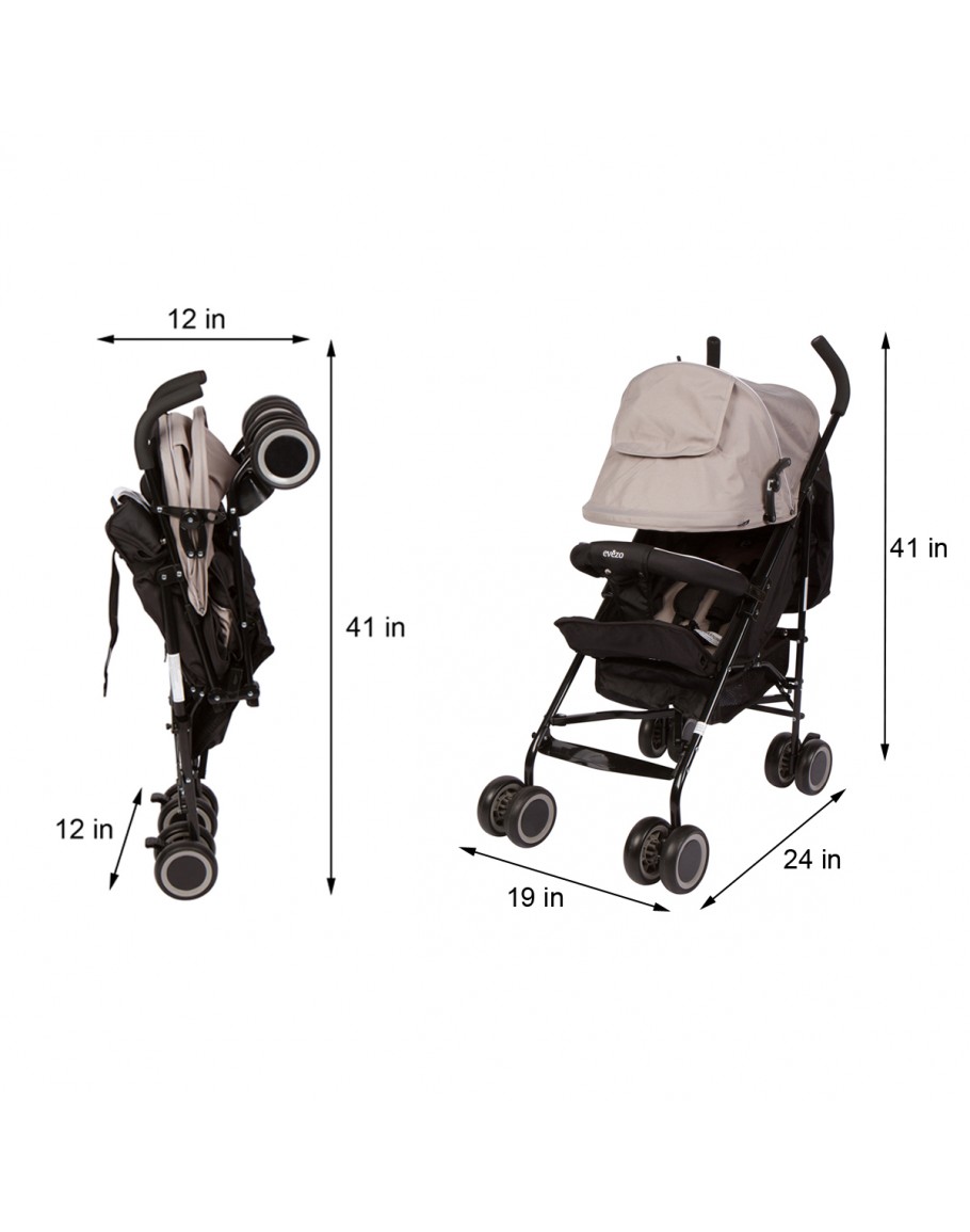 evezo lightweight stroller
