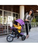 Evezo Maks 4-in-1 Stroller Tricycle with full canopy
