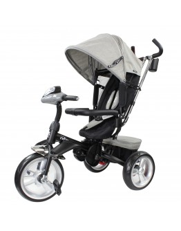 Evezo Maks Deluxe 4-in-1 Stroller Tricycle with full canopy