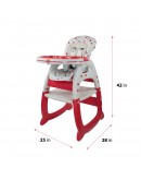 Evezo Merly Convertible Baby High Chair & Play Table 3 in 1 